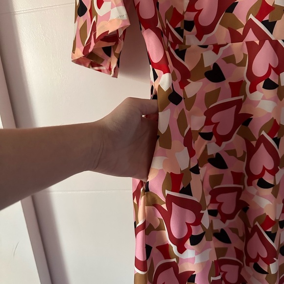 MELLODAY Floral A-Line Minidress in Red Pink size M - Picture 10 of 12